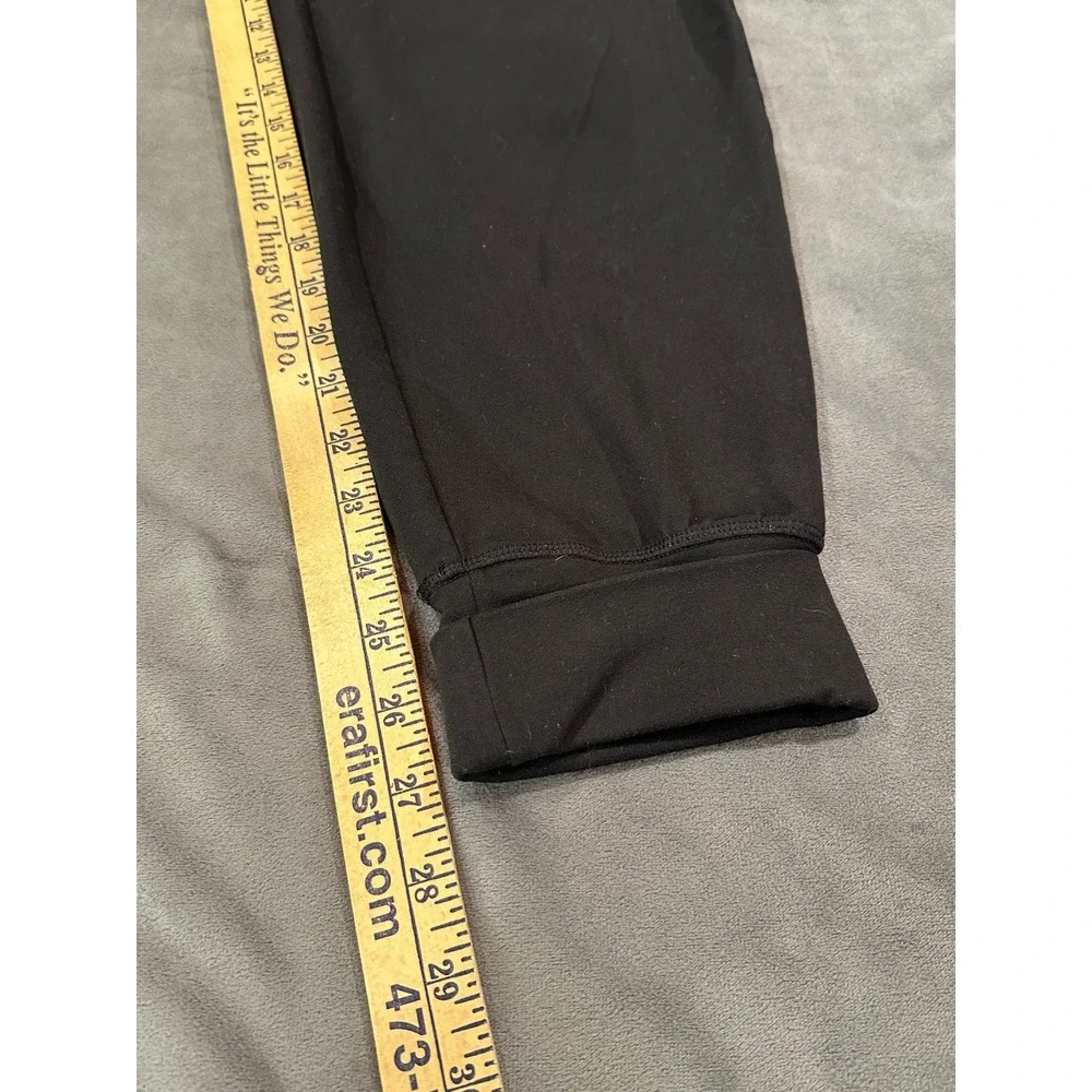 OFFLINE by Aerie Real Me Joggers Black High Waisted Foldover Pants Medium Long